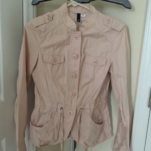 Spring, light pink jacket